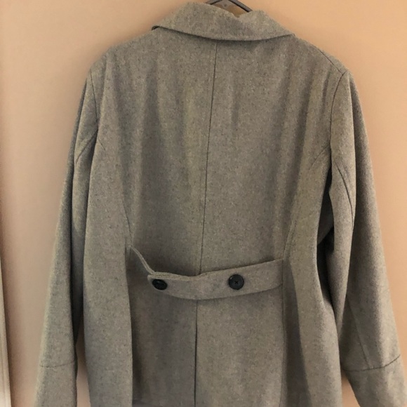 XL Old Navy Grey Pea Coat - Picture 2 of 4